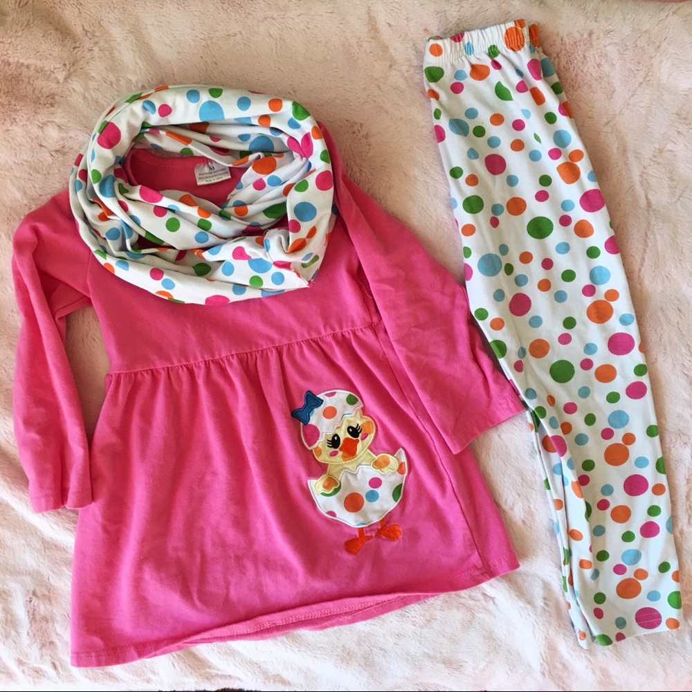 Easter 🐣 outfit toddler girl size 4t EUC